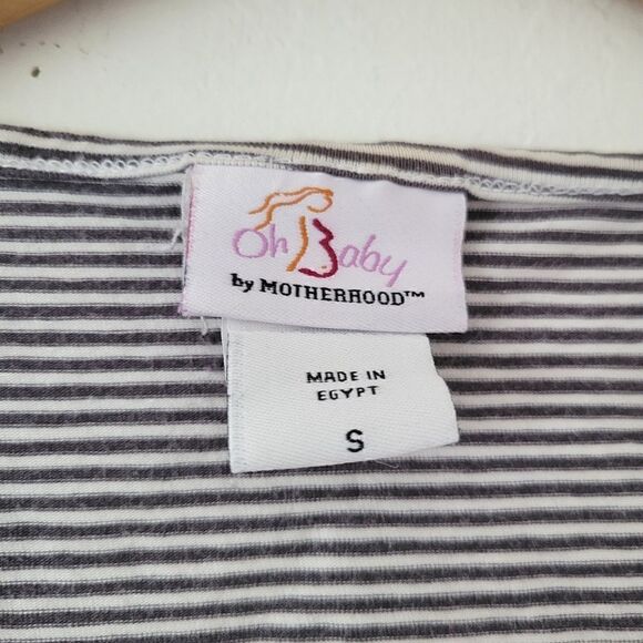 Oh Baby! Striped Maternity Tee S - Picture 4 of 5